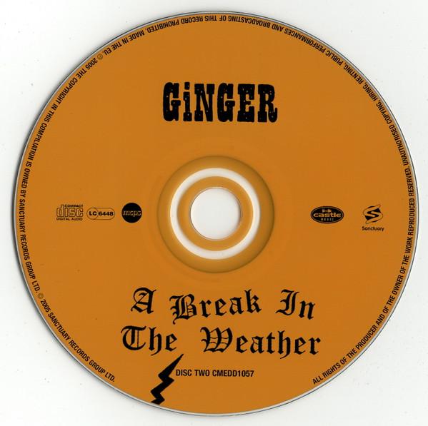 Ginger (Ex Wildhearts) - A Break In The Weather - Double Cd