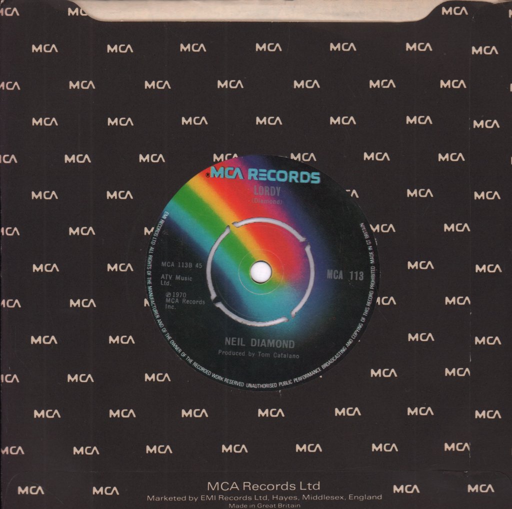 Neil Diamond - Cracklin' Rosie - 7 Inch