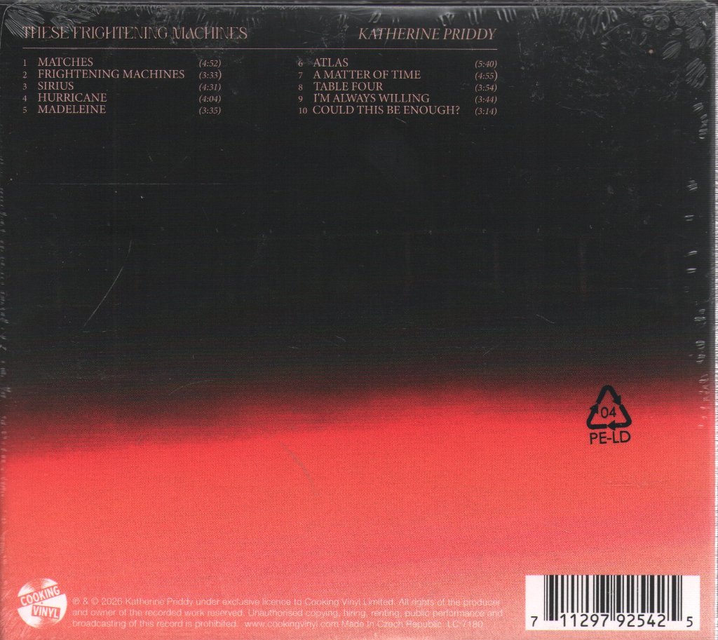 Katherine Priddy - These Frightening Machines - Cd