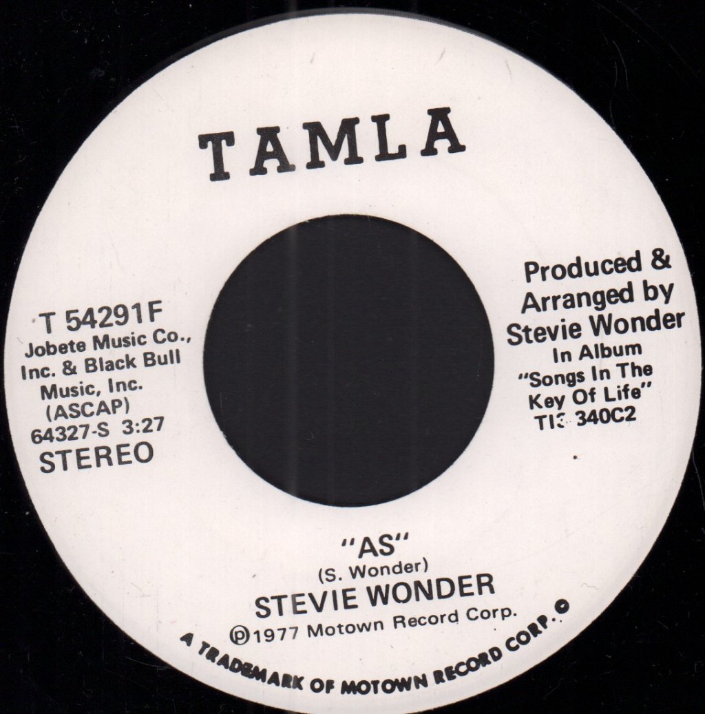 Stevie Wonder - As - 7 Inch
