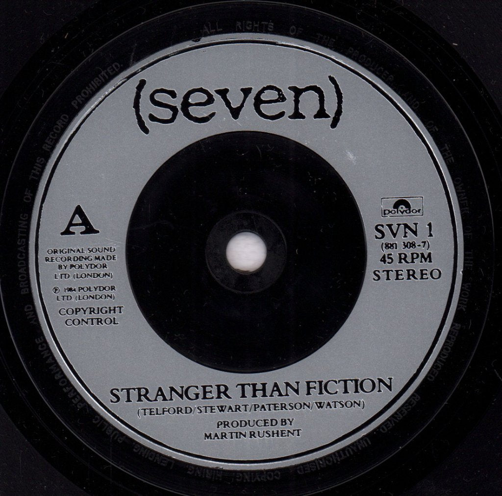 Seven (Early 80'S Group) - Stranger Than Fiction - 7 Inch