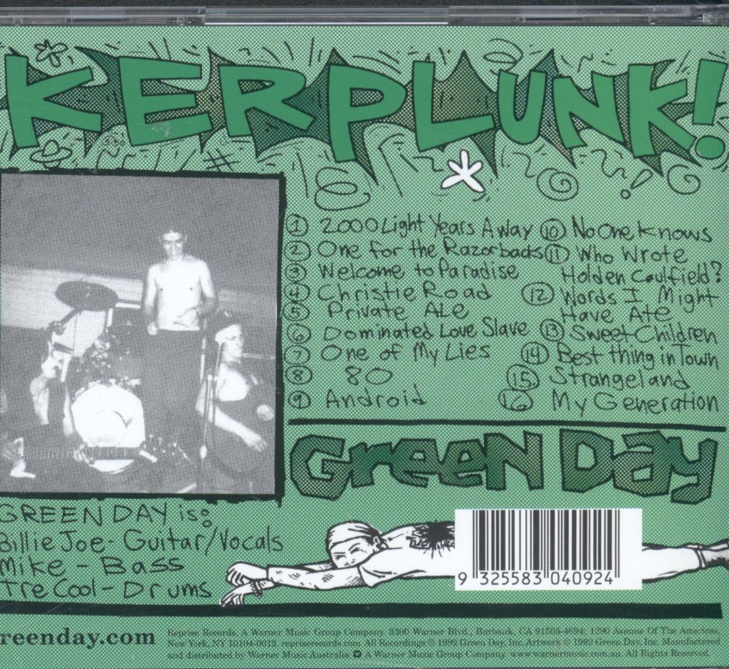 Green Day - Kerplunk! - Cd