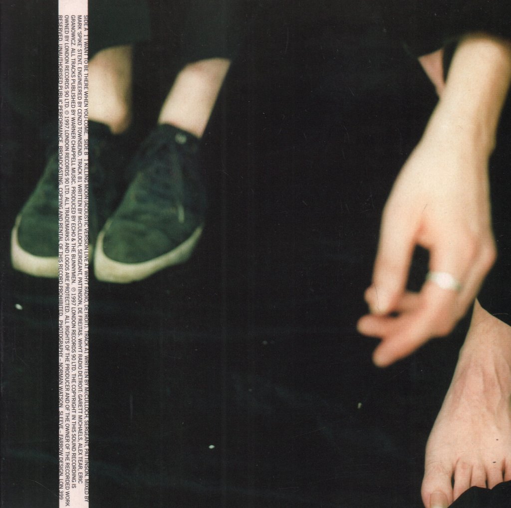 Echo And The Bunnymen - I Want To Be There When You Come - 7 Inch