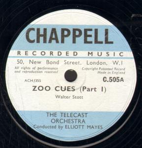 Telecast Orchestra - Zoo Cues - 10 Inch