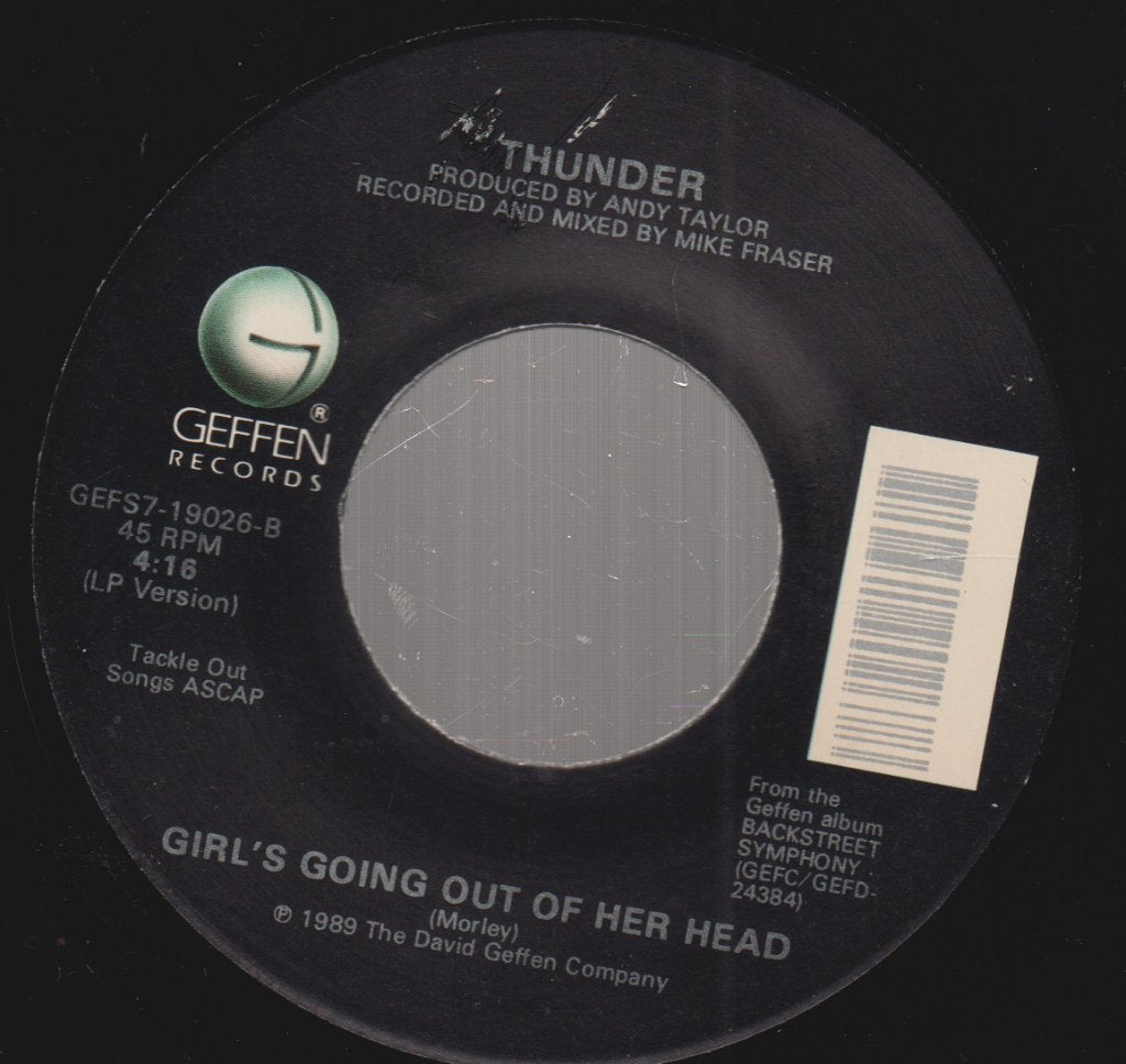 Thunder - Dirty Love - 7 Inch