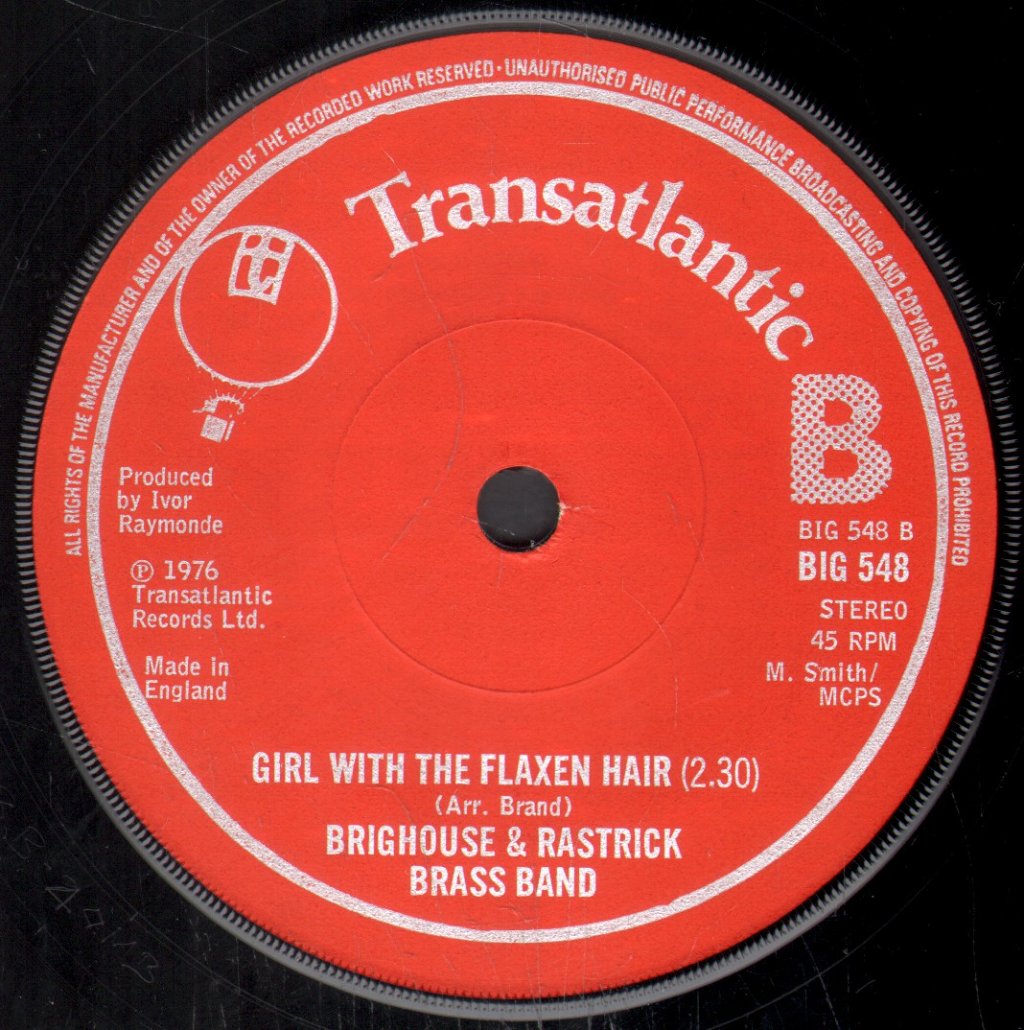 Brighouse And Rastrick Band - Floral Dance - 7 Inch