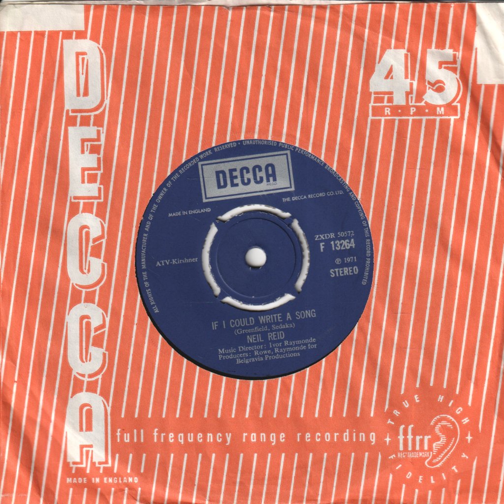 Neil Reid - Mother Of Mine - 7 Inch
