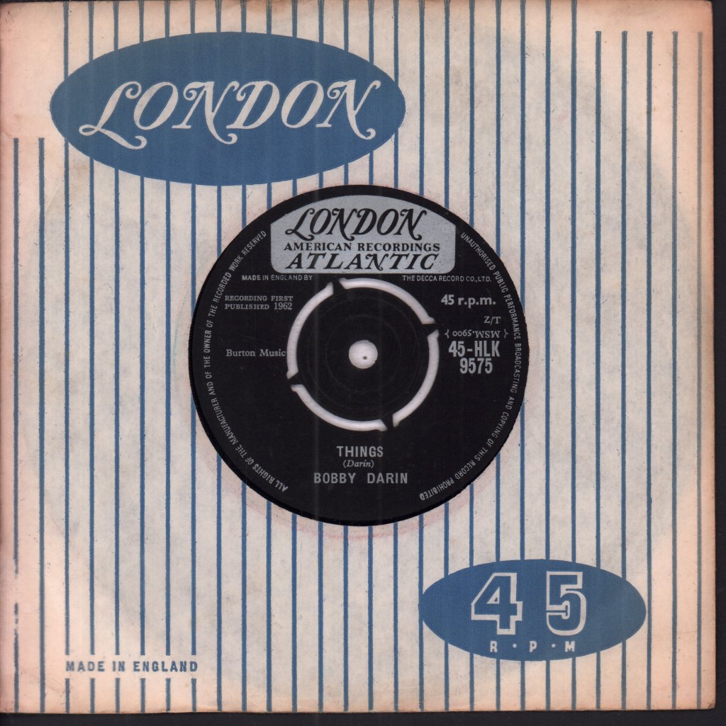 Bobby Darin - Things - 7 Inch