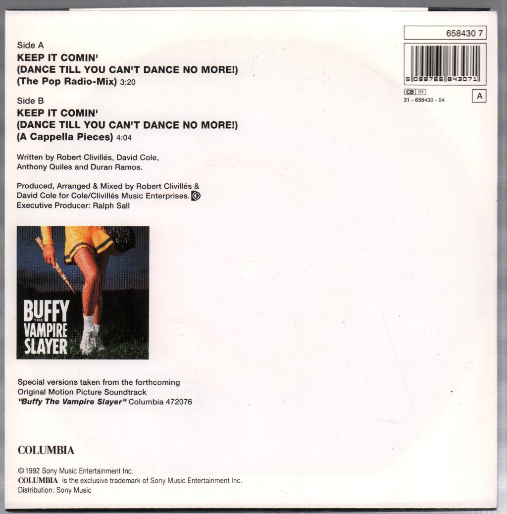 C & C Music Factory - Keep It Comin' - 7 Inch