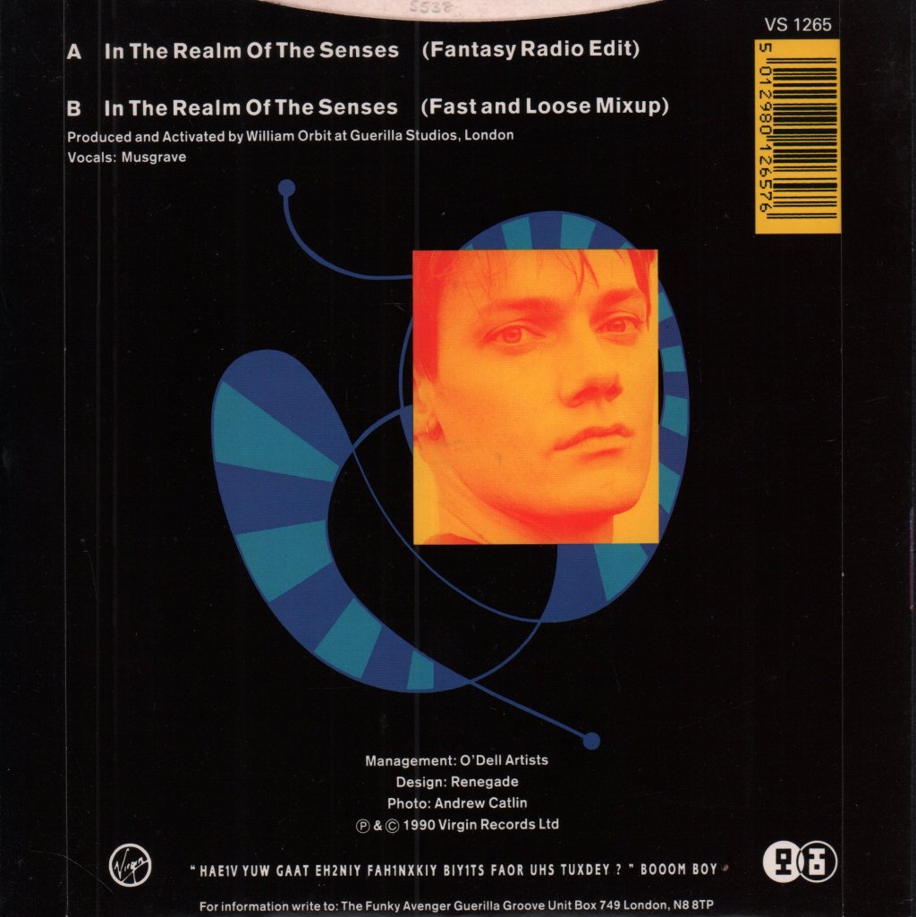 Bassomatic - In The Realm Of The Senses - 7 Inch
