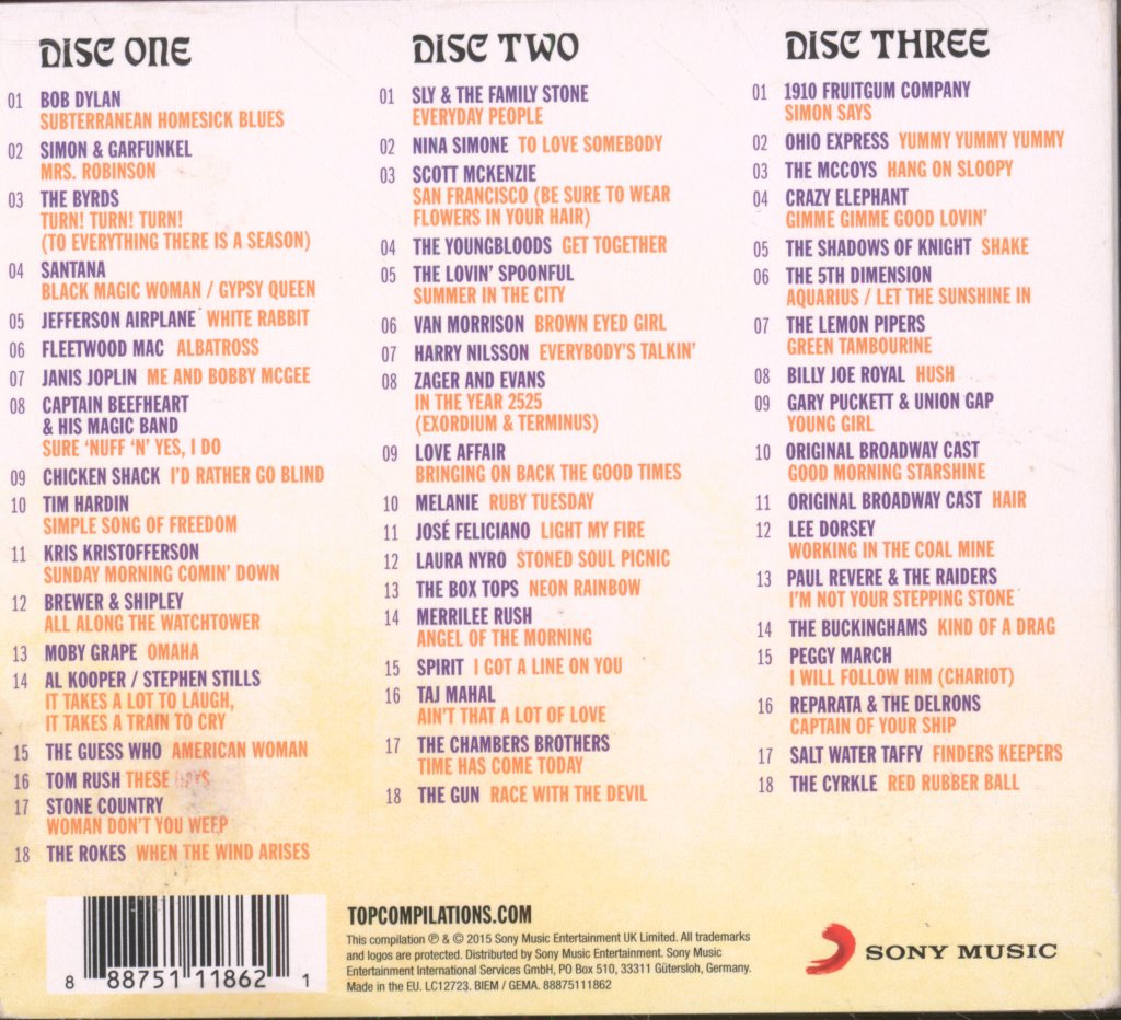 Various Artists - Get Together - The Colourful Sound Of The Sixties - Cd Set