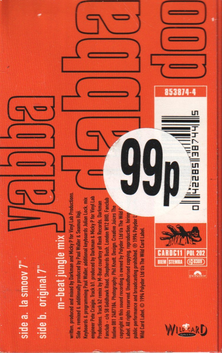 Darkman - Yabba Dabba Doo - Cassette