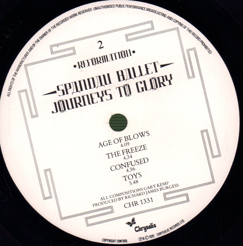 Spandau Ballet - Journeys To Glory - Lp