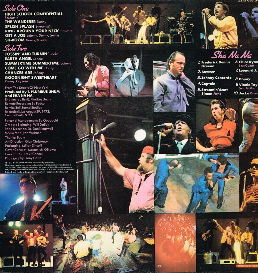 Sha Na Na - From The Streets Of New York - Lp