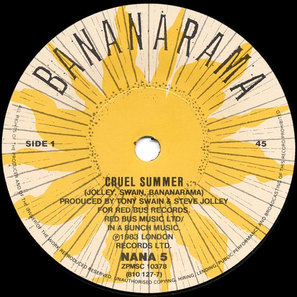 Bananarama - Cruel Summer - 7 Inch