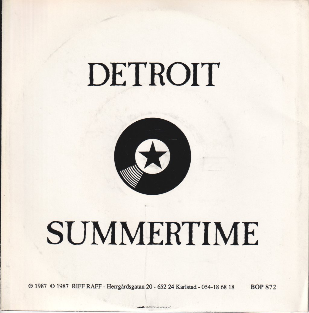 Hollywood Indians - Detroit - 7 Inch
