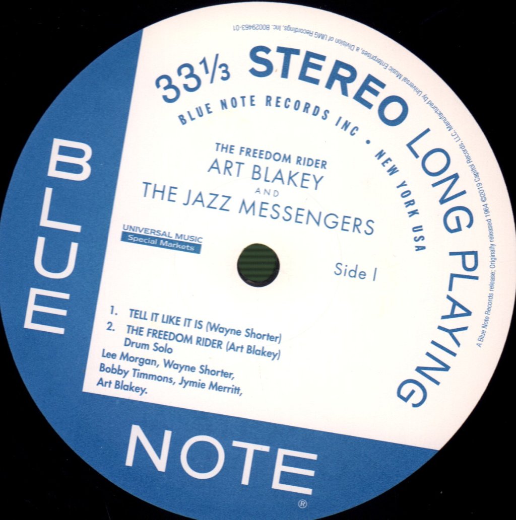 Art Blakey And The Jazz Messengers - Freedom Rider - Lp