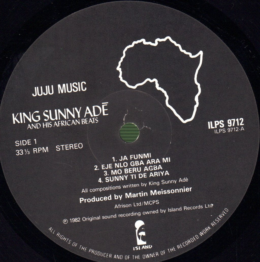 King Sunny Ade And His African Beats - Juju Music - Lp