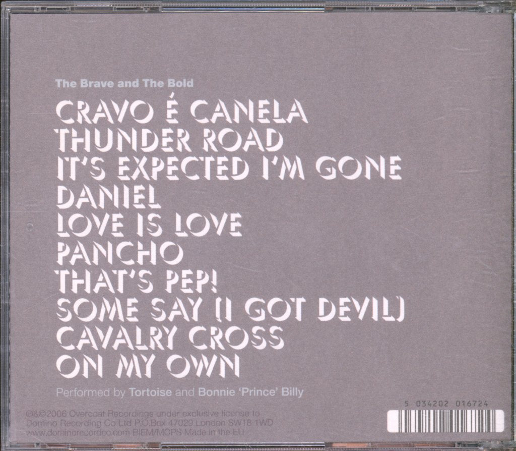 Tortoise And Bonnie Prince Billy - Brave And The Bold - Cd