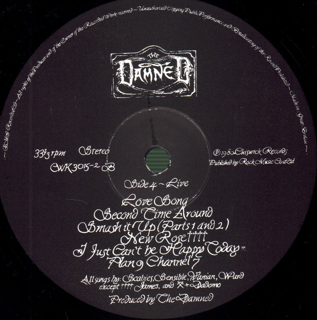 Damned - Black Album - Double Lp