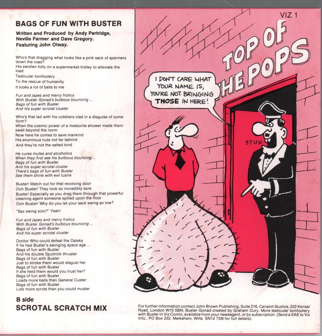 Johnny Japes And His Jesticles - Bags Of Fun With Buster - 7 Inch