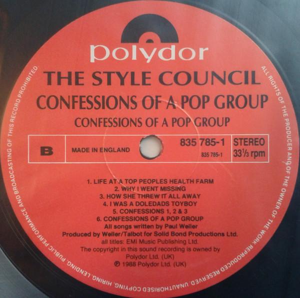 Style Council - Confessions Of A Pop Group - Lp