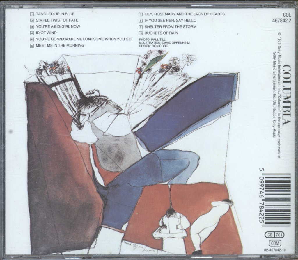 Bob Dylan - Blood On The Tracks - Cd