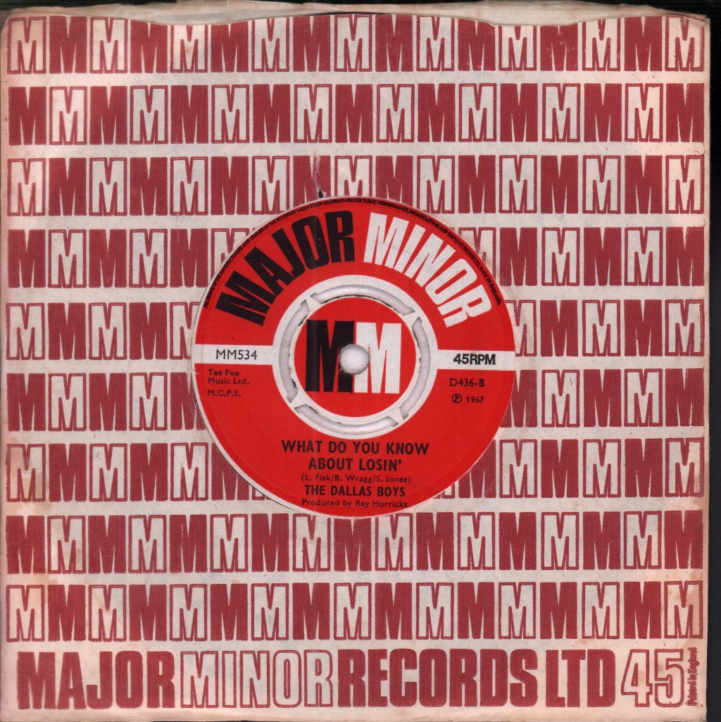 Dallas Boys - He Won't Love You Like I Do - 7 Inch
