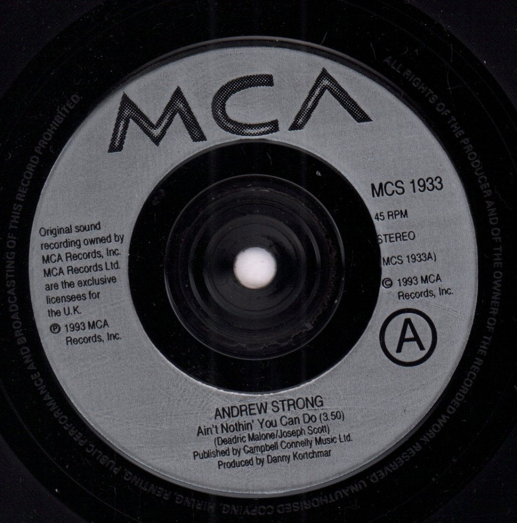 Andrew Strong - Ain't Nothing You Can Do - 7 Inch