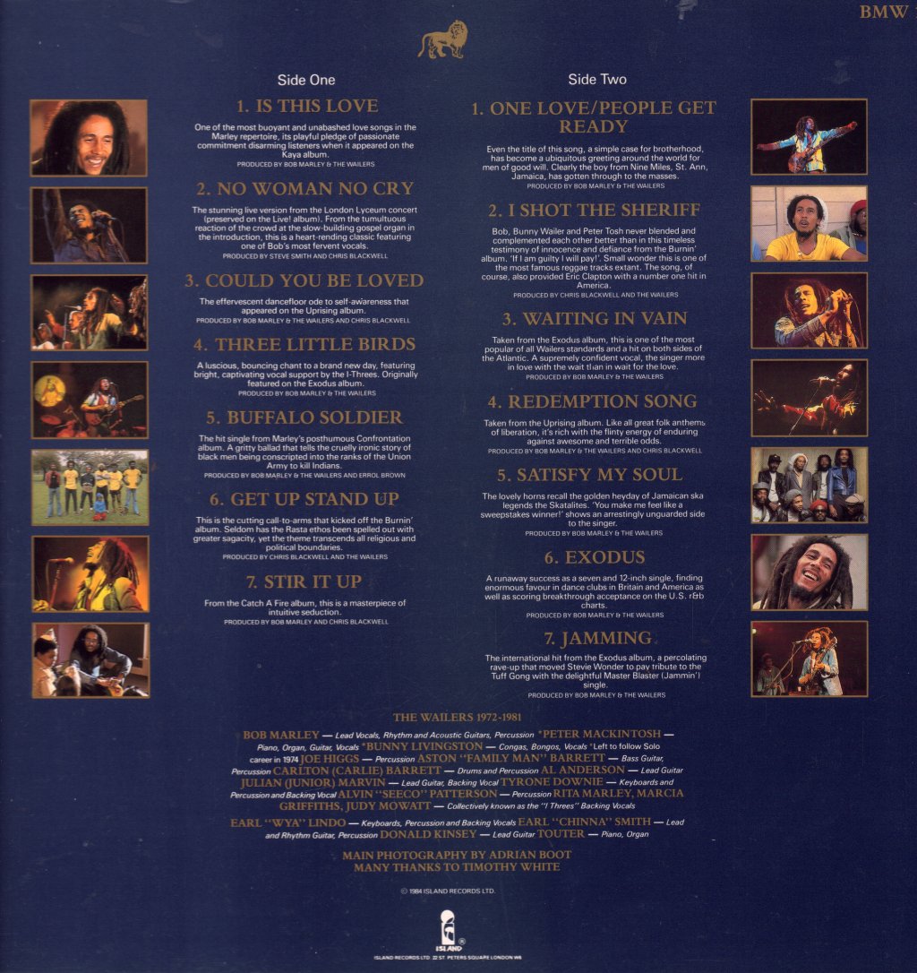 Bob Marley And The Wailers - Legend - Lp