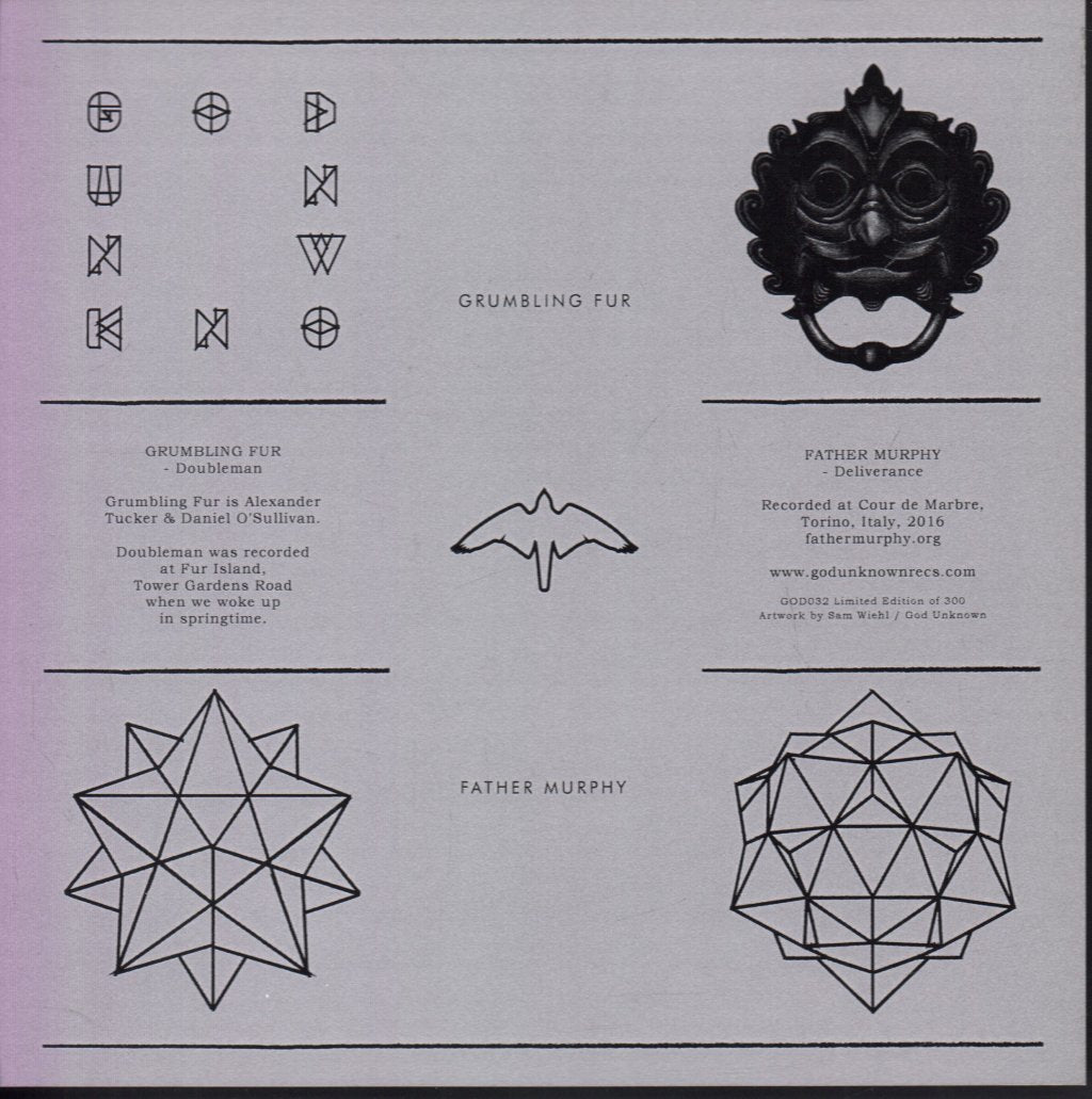 Grumbling Fur - Doubleman / Deliverance - 7 Inch