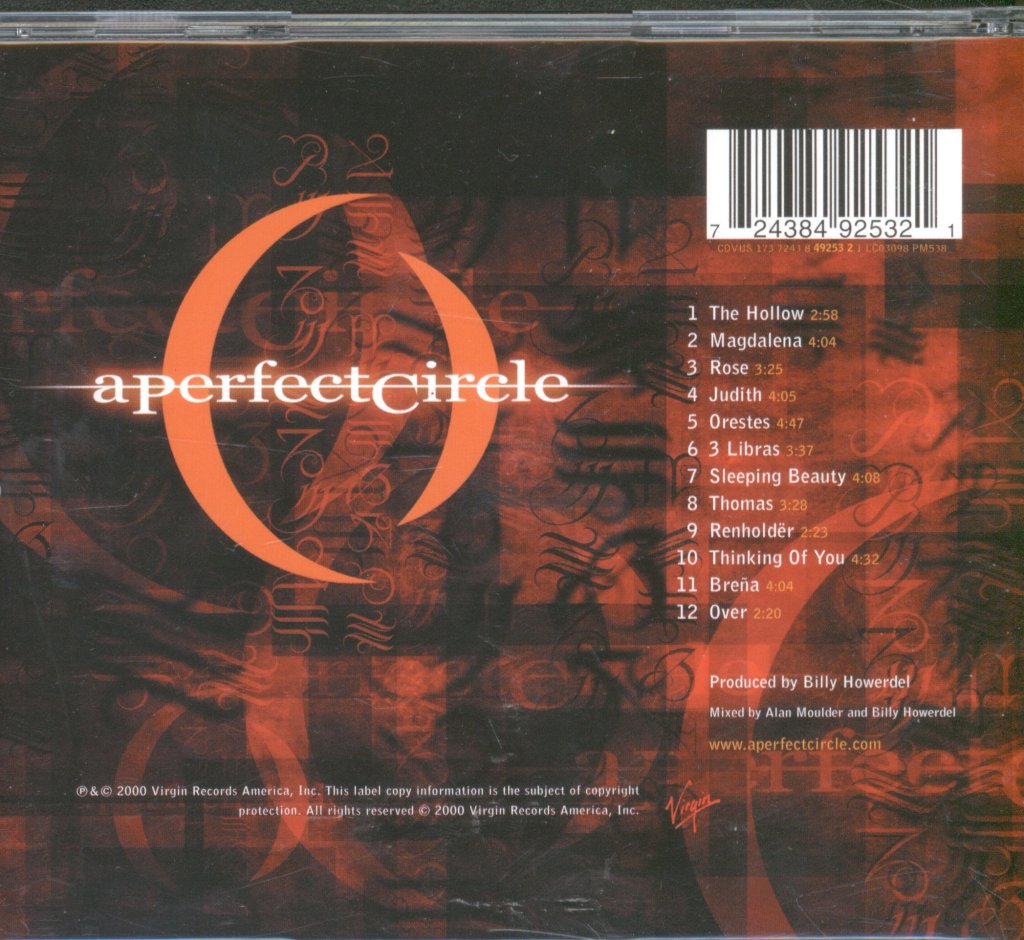 A Perfect Circle - Mer De Noms - Cd