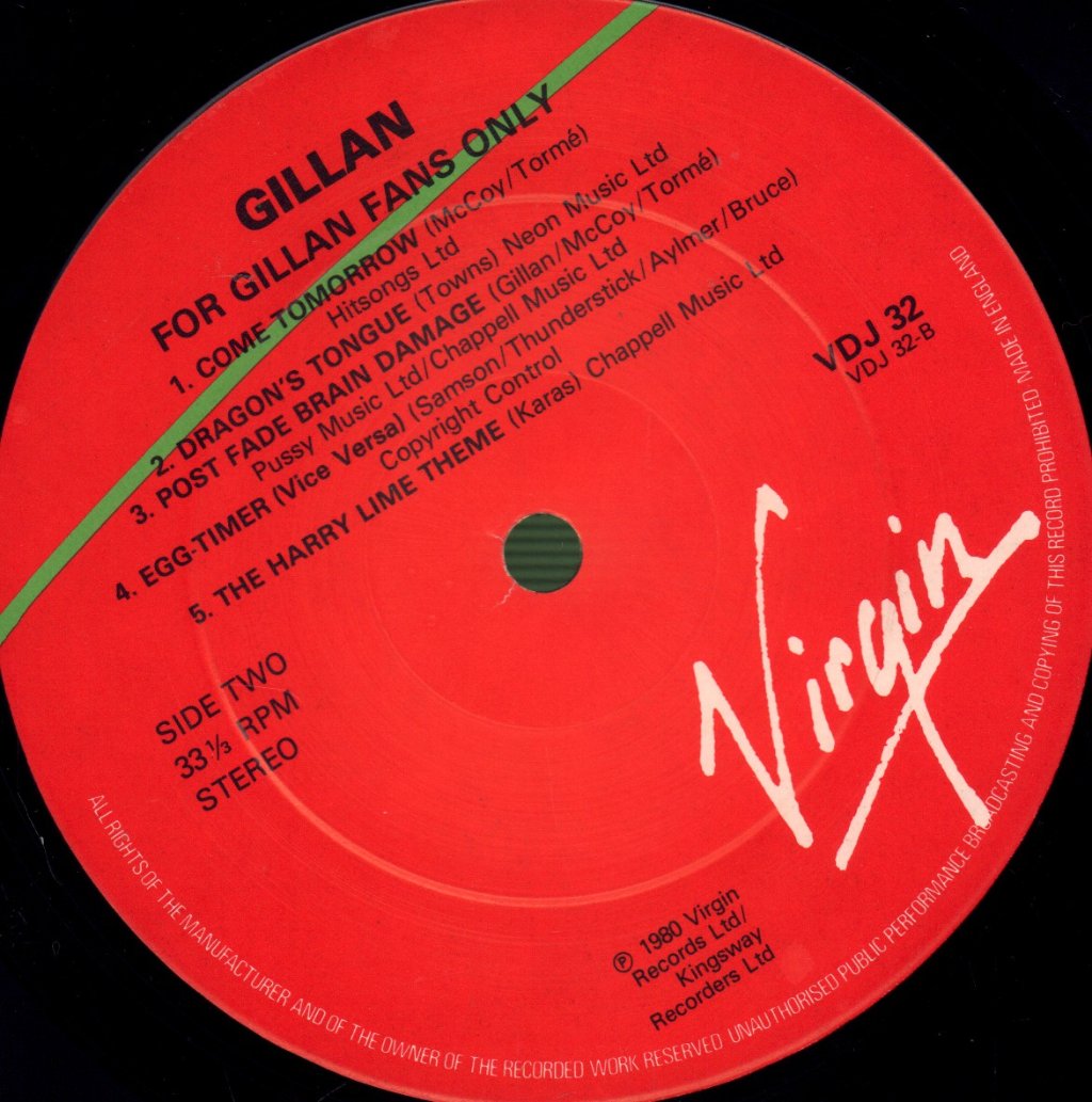 Gillan - Glory Road - Double Lp