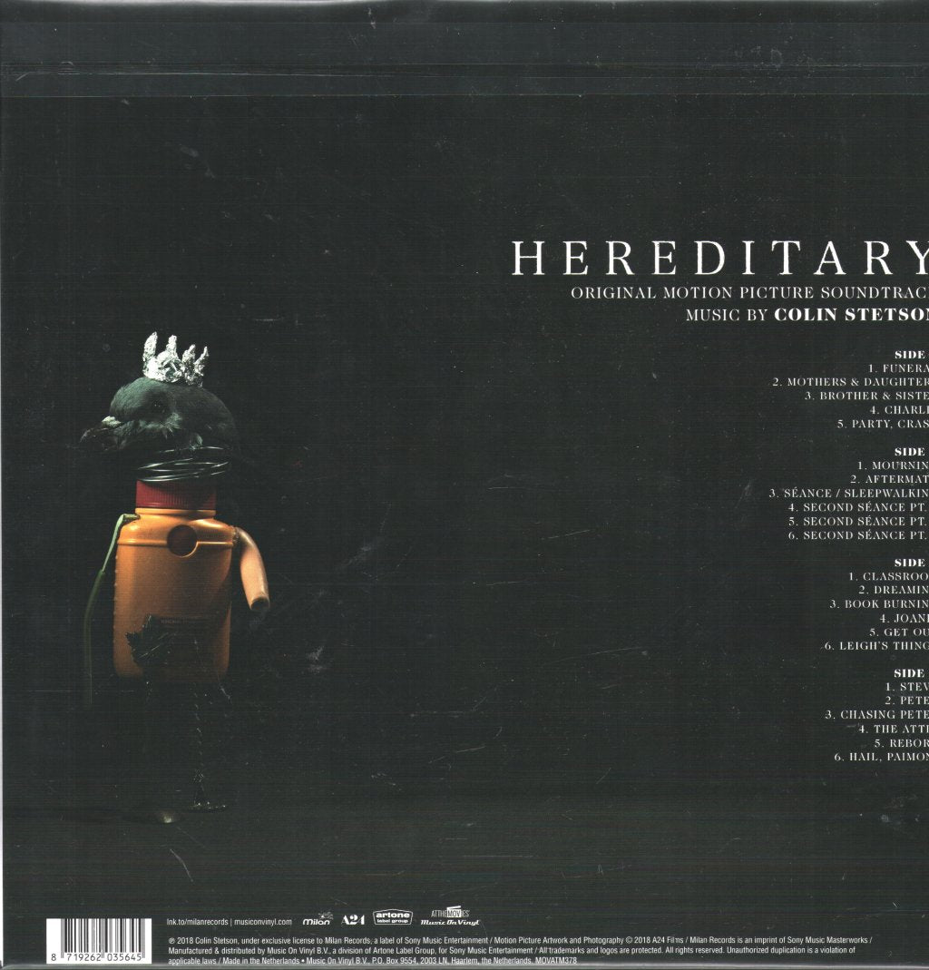 Colin Stetson - Hereditary (Original Motion Picture Soundtrack) - Double Lp