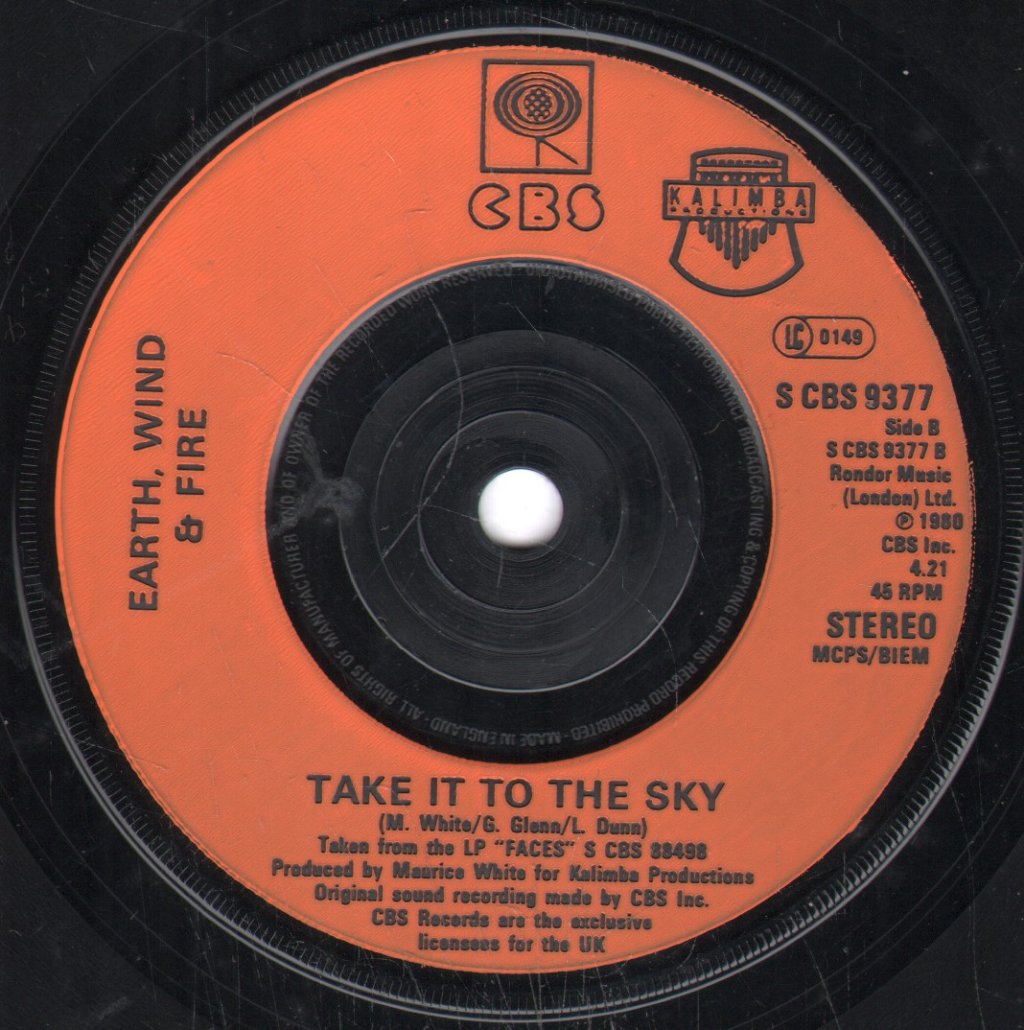 Earth Wind And Fire - Back On The Road - 7 Inch