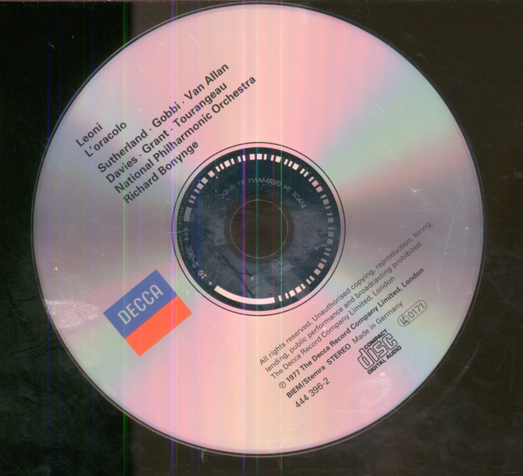 Joan Sutherland, Tito Gobbi - Leoni - L´Oracolo - Cd