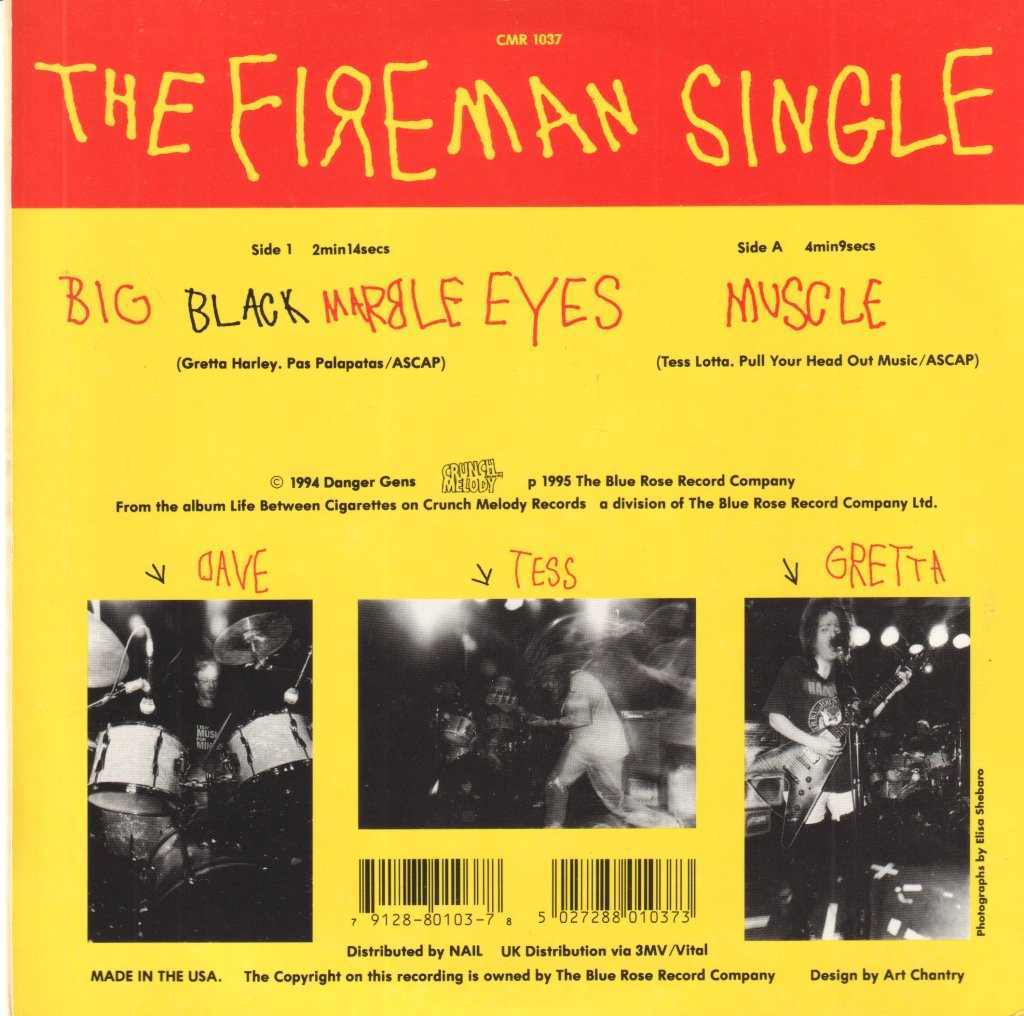 Danger Gens - Fireman - 7 Inch