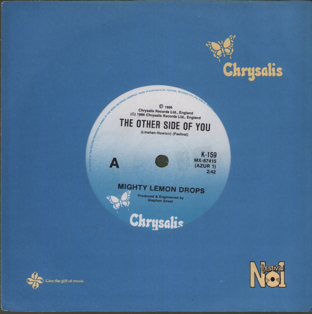 Mighty Lemon Drops - Other Side Of You - 7 Inch