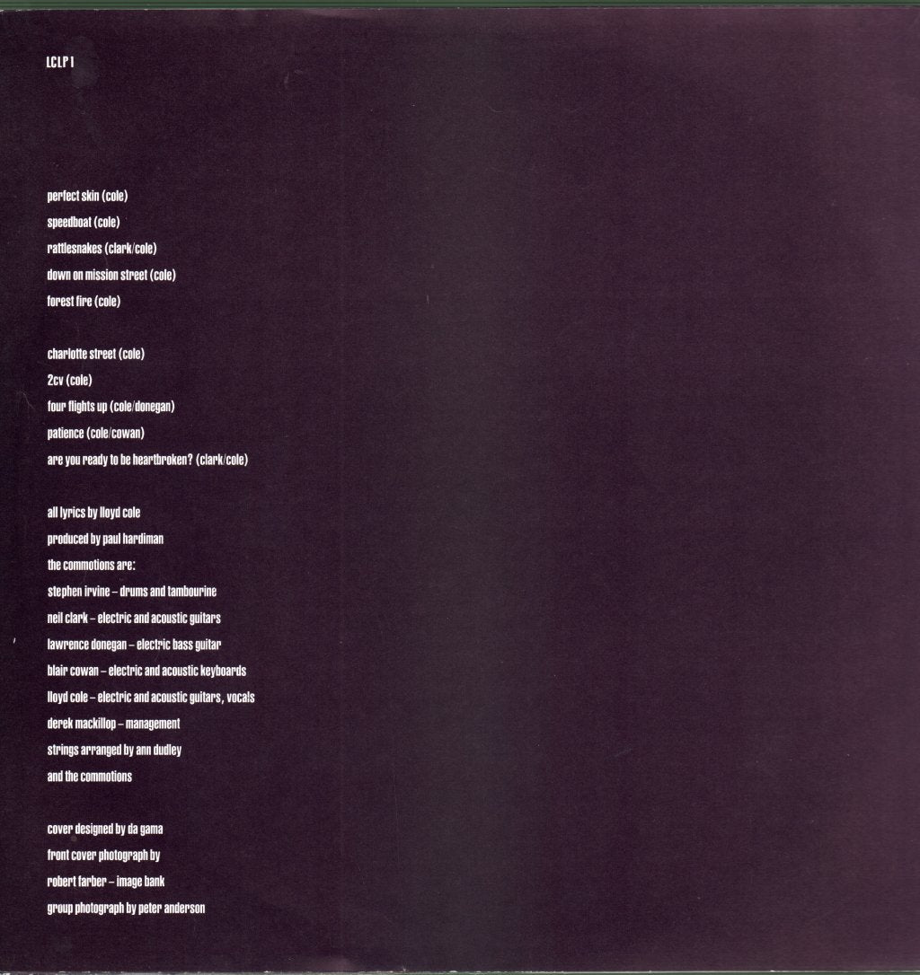 Lloyd Cole And The Commotions - Rattlesnakes - Lp
