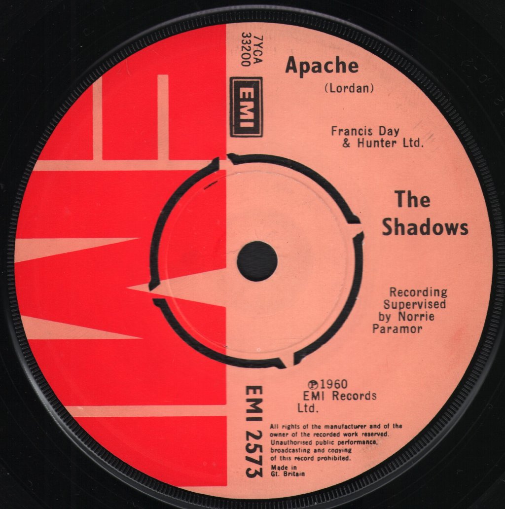 Shadows - Apache - 7 Inch
