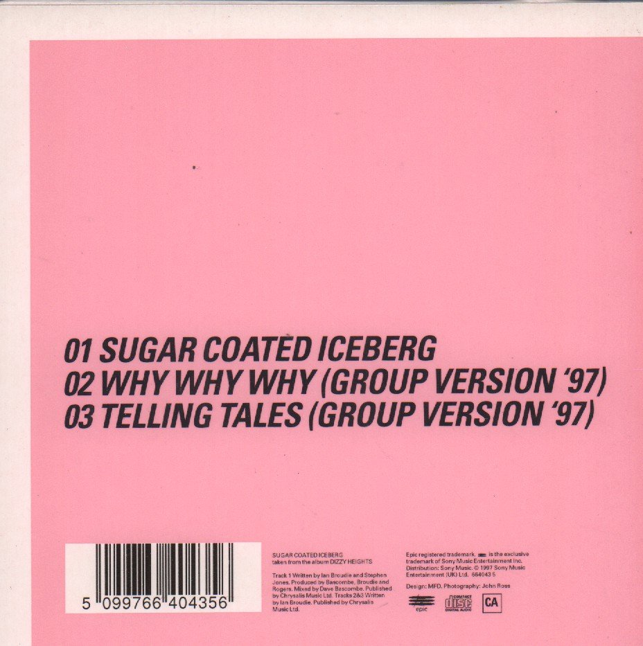 Lightning Seeds - Sugar Coated Iceberg - Cd