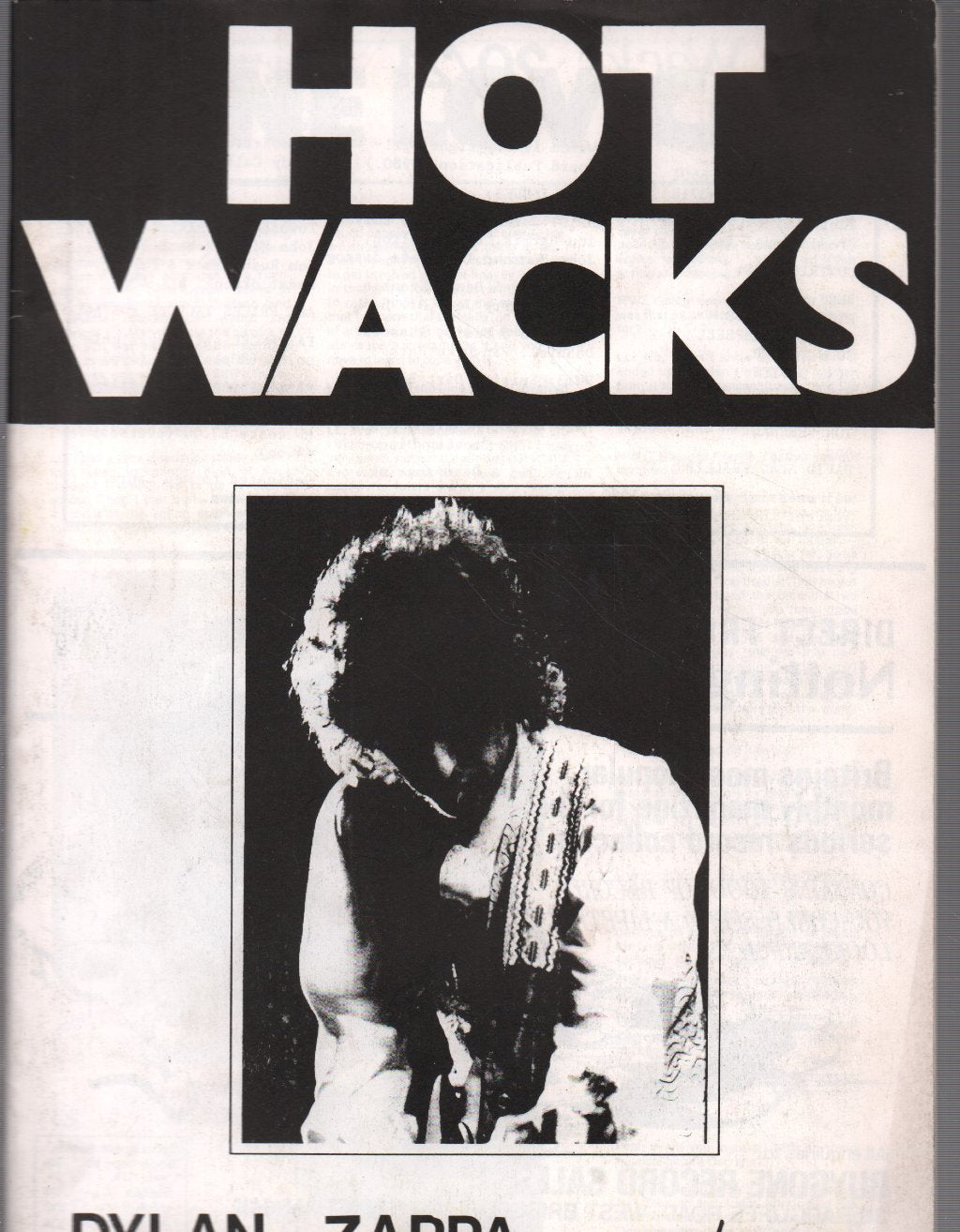 hot wacks - dylan:zappa issue 20/21 - Magazine