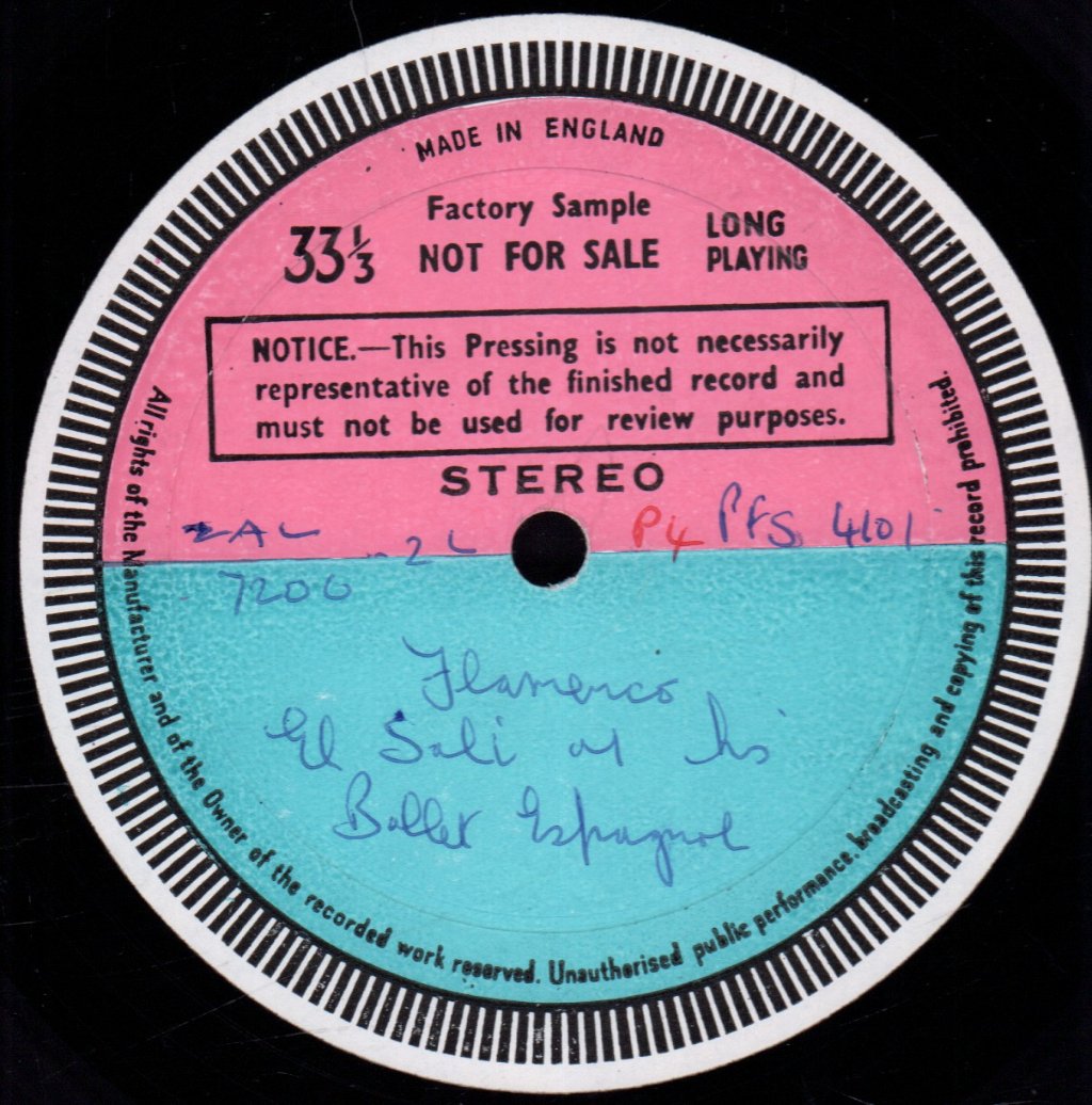 El Sali And His Ballet Espagnol - Flamenco! - Lp