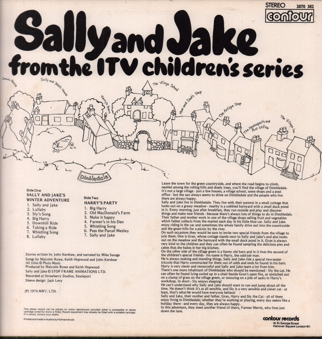 Sally And Jake - Winter Adventure And Harry's Party - Lp