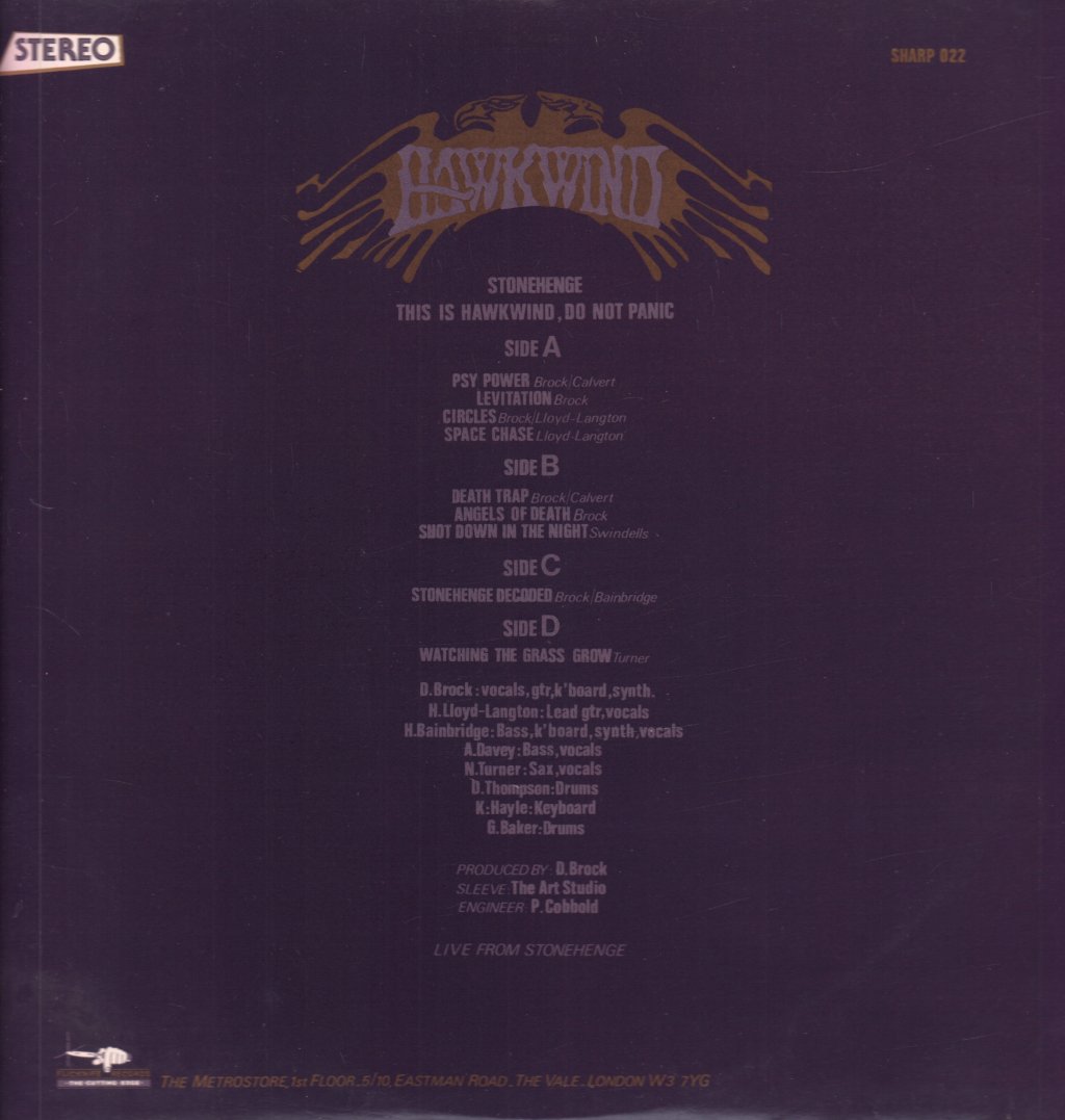 Hawkwind - This Is Hawkwind Do Not Panic - Double Lp