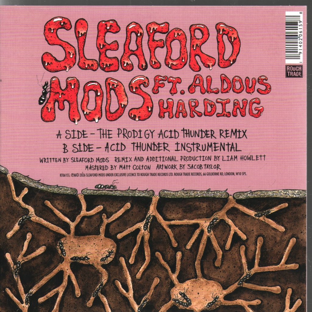 Sleaford Mods Feat. Aldous Harding - Elitest G.O.A.T. (The Prodigy Acid Thunder Mix) - 7 Inch