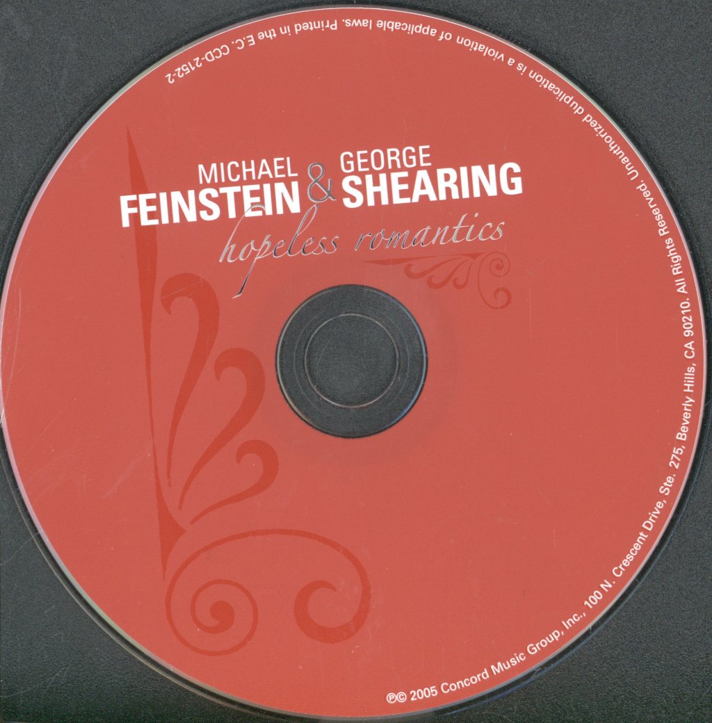 Michael Feinstein And George Shearing - Hopeless Romantics - Cd