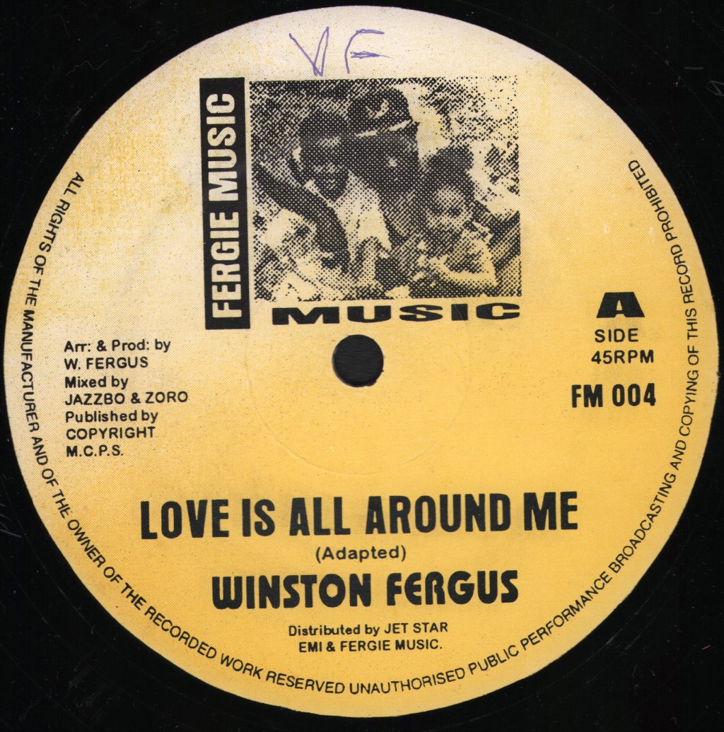 Winston Fergus - Love Is All Around Me - 12 Inch