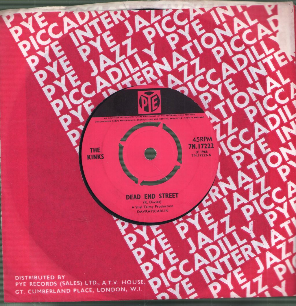 Kinks - Dead End Street - 7 Inch