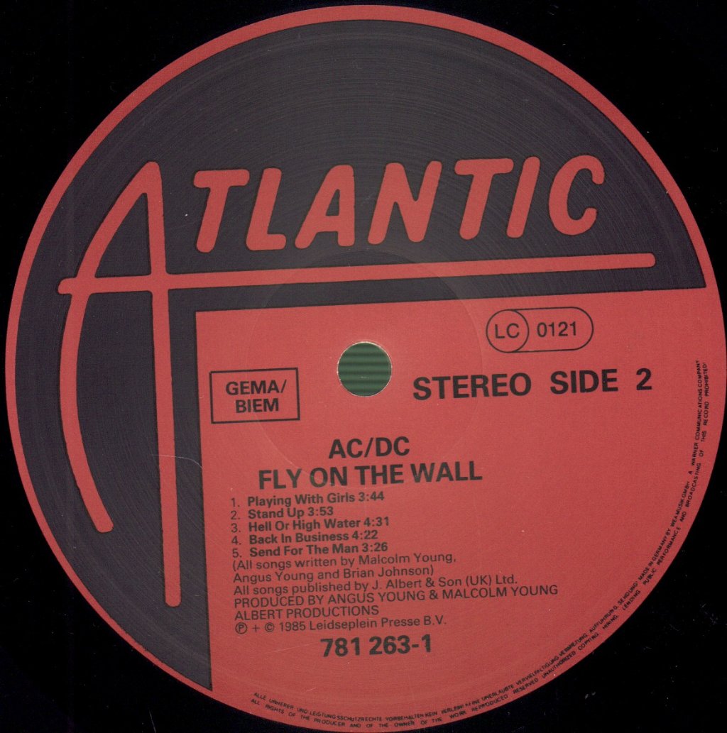 AC/DC - Fly On The Wall - Lp